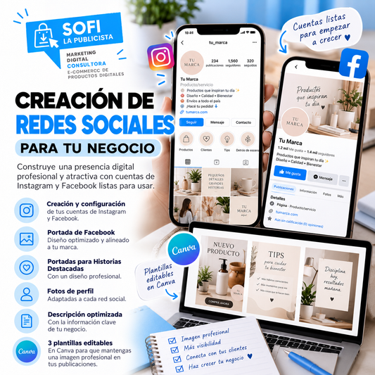 Creación de redes sociales para tu negocio
