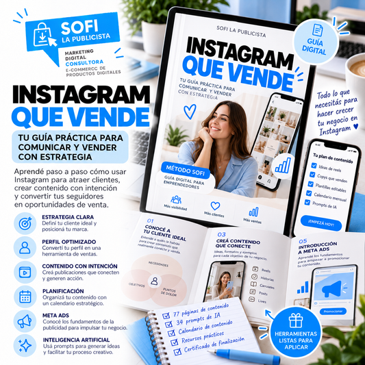 Instagram que vende | Guía digital Método SOFI