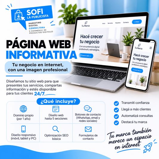 Diseño y creación de página web informativa